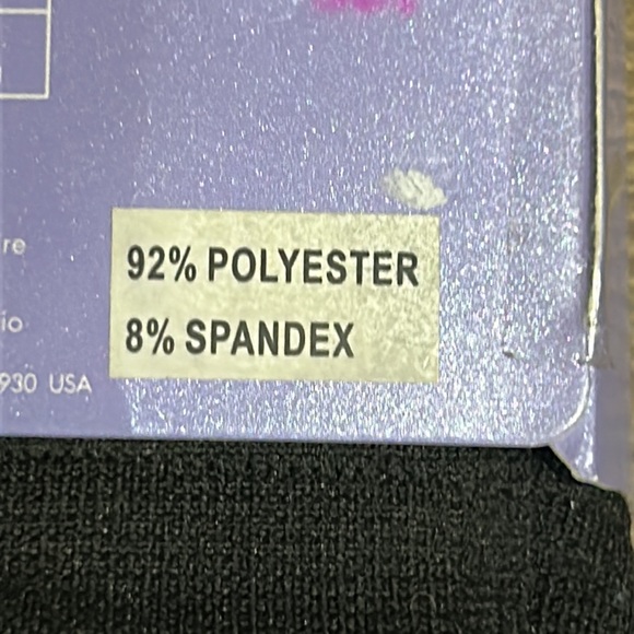 NWT 3 Pairs Claire’s Fleece lined Black Tights Size S/M Footed & Footless - Picture 6 of 15